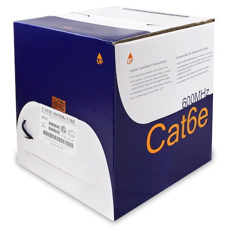 Bestlink Netware CAT6 Solid Wire Bulk CMR Cable- 1000ft- Black 101000BK